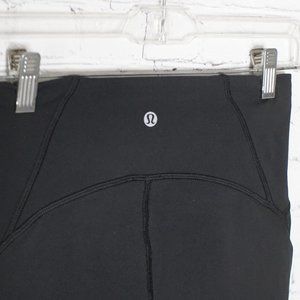 Lululemon Black Crop Mesh Leggings